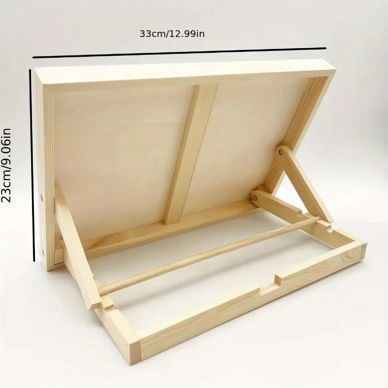 Portable Desktop Wooden Easel