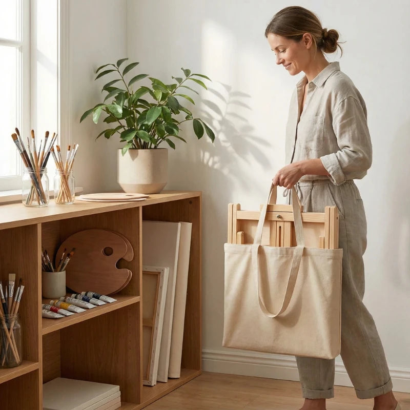 Portable Desktop Wooden Easel
